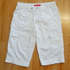 Union bay white cargo shorts